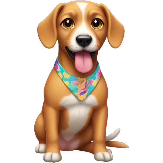 Dog in bikini  emoji
