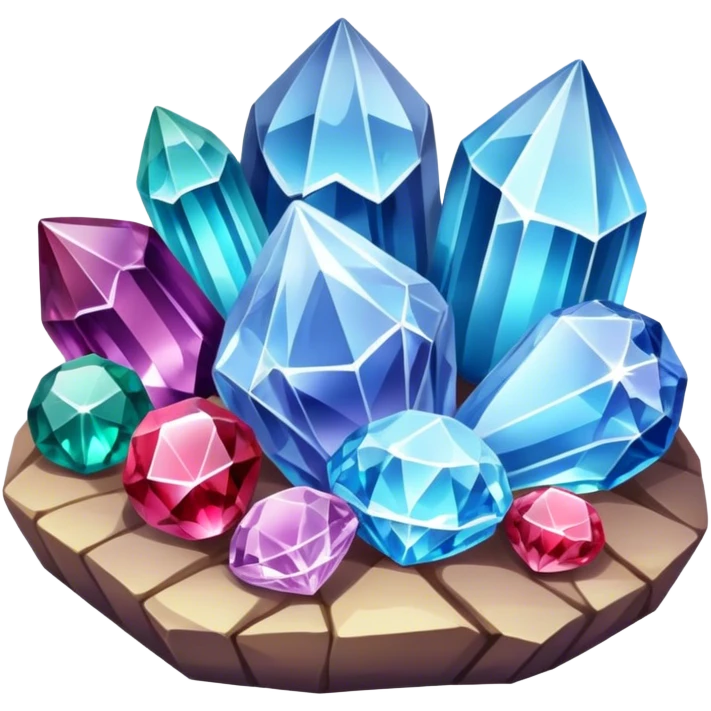 Crystals gemstones emoji