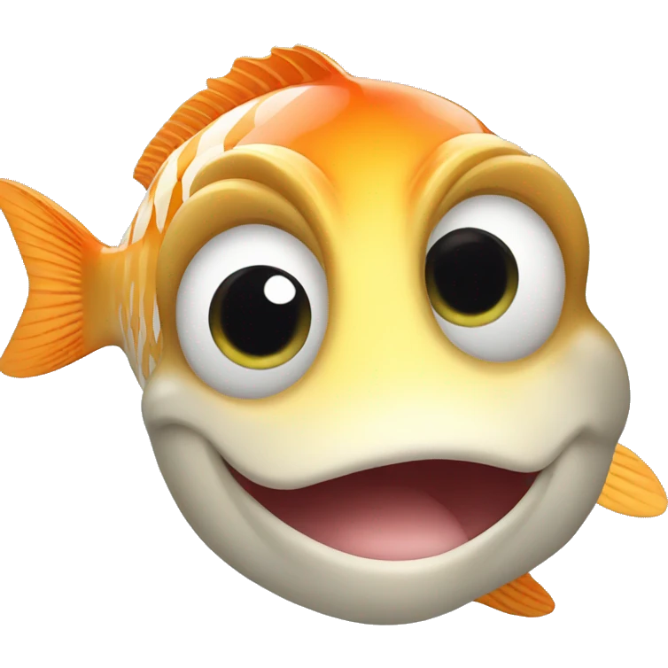 fish funny face emoji