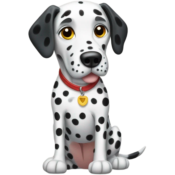 dalmatian dog emoji