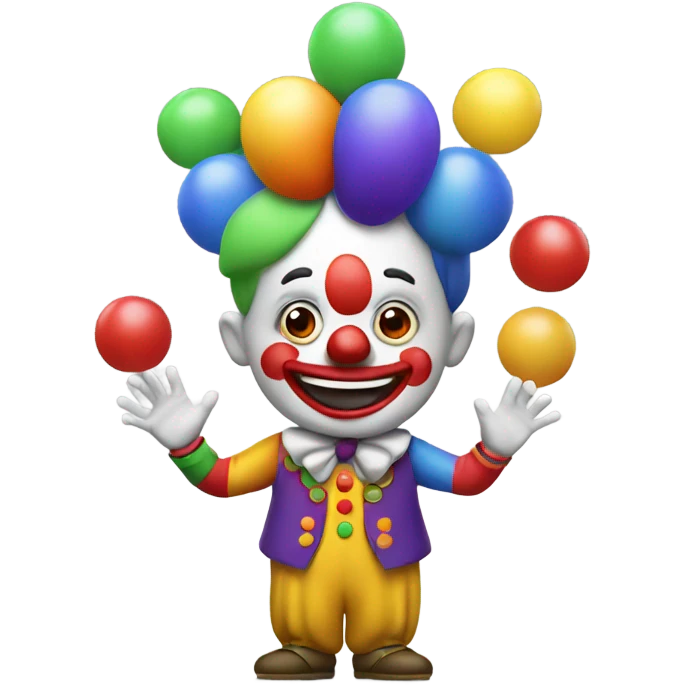 clown juggling emoji