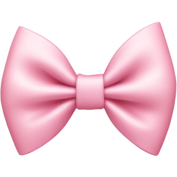 light pink bow on light pink bow emoji