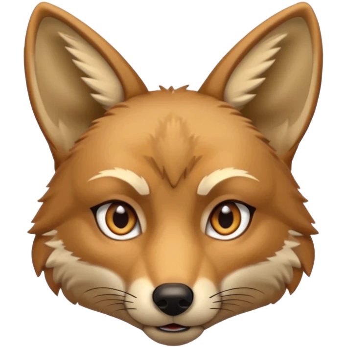 Coyote face emoji