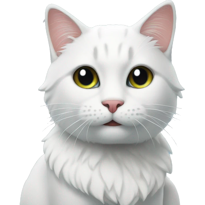  Cat on snow emoji