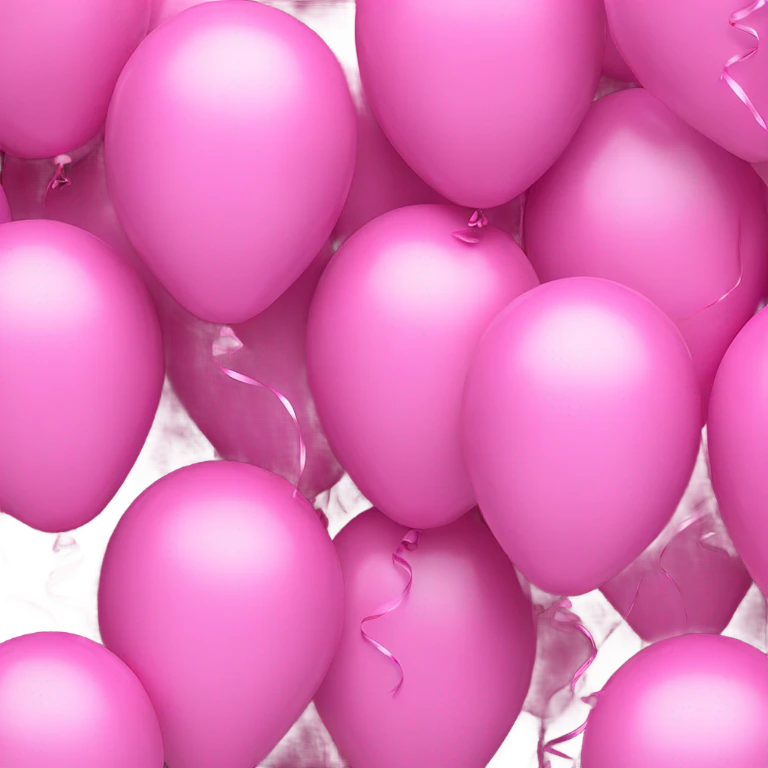 pink 2 0 2 5 ballons  emoji