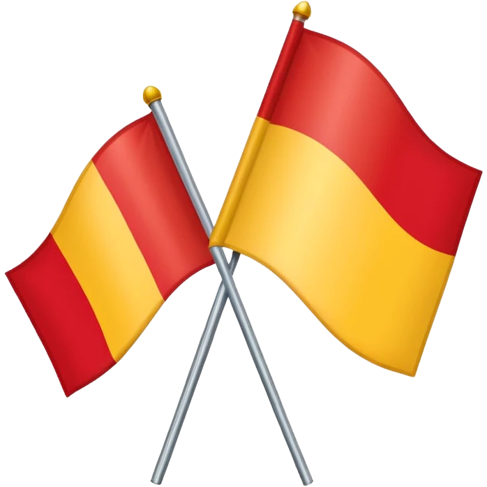 a flag that is half the polish flag and half the macedonian flag emoji