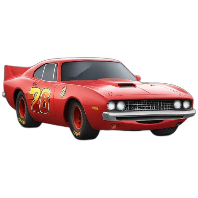 Flash mcqueen emoji realistic emoji