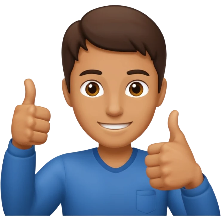 Me with thumbs up emoji