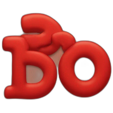 "dunzo" spelled out in big red letters emoji