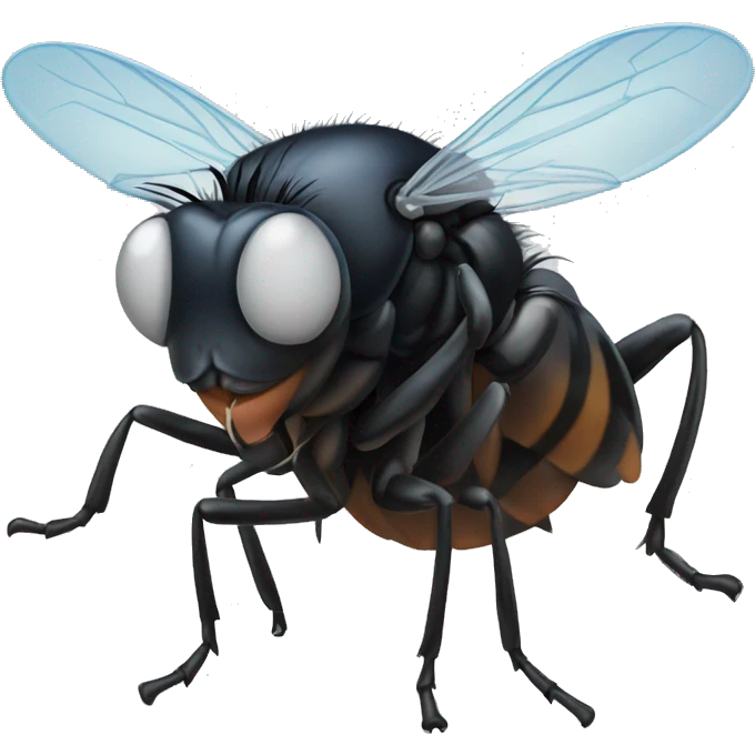 a fly rubbing its hands emoji