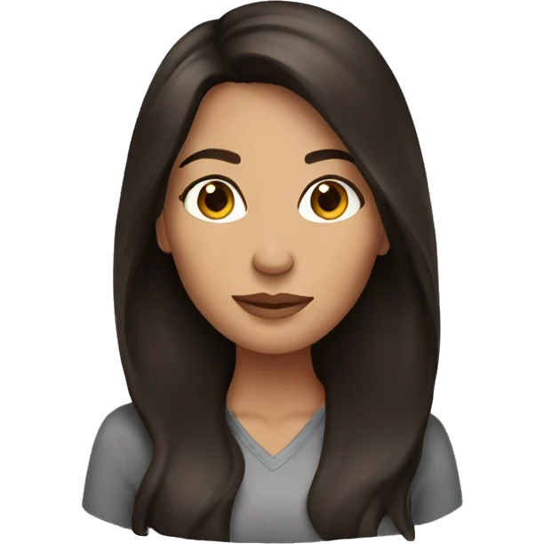 Brunette women emoji