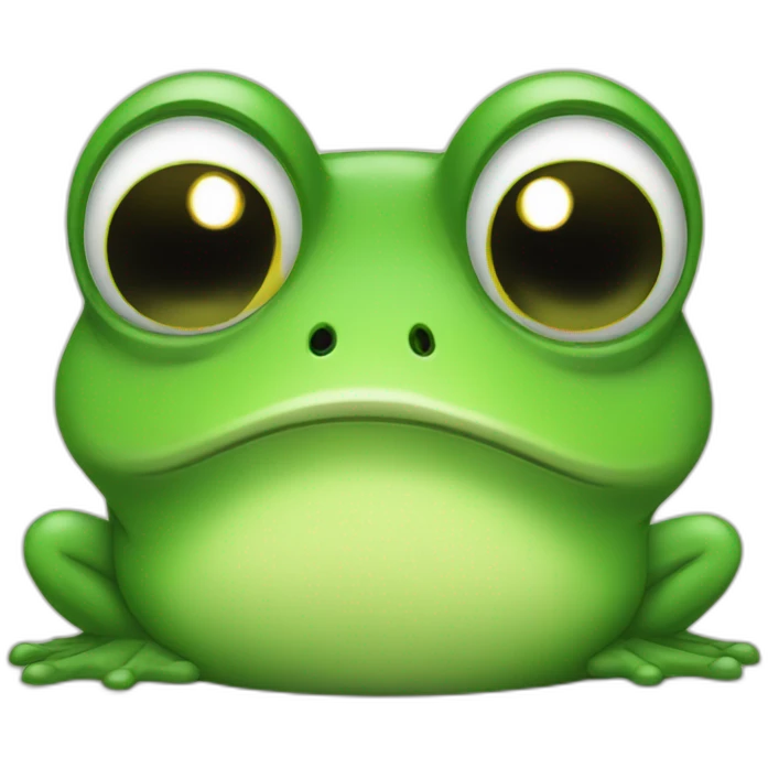 Sad frog emoji