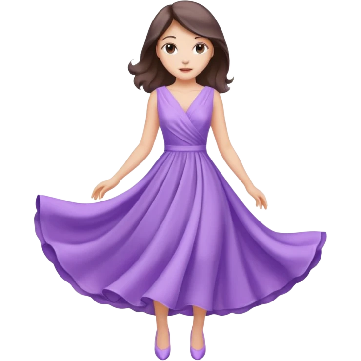 purple pastel dress emoji