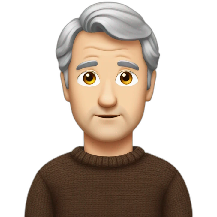 dougal from father ted red jumper brown hair emoji