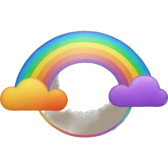 circle rainbow emoji
