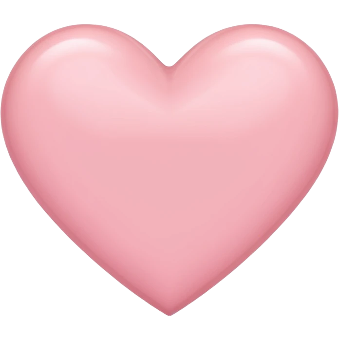 Light pink heart emoji