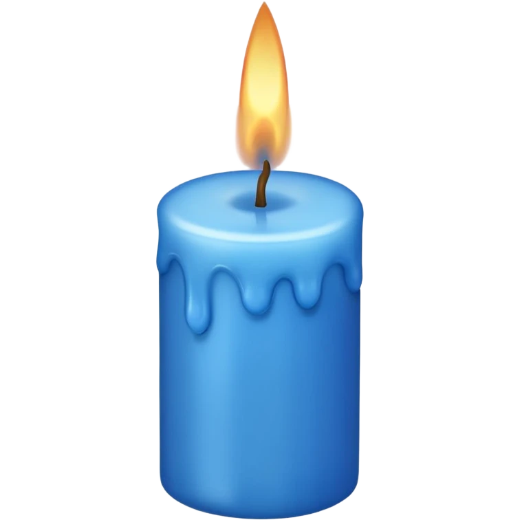 Blue Candle emoji