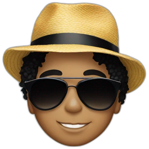 Michael jackson tomando sol emoji