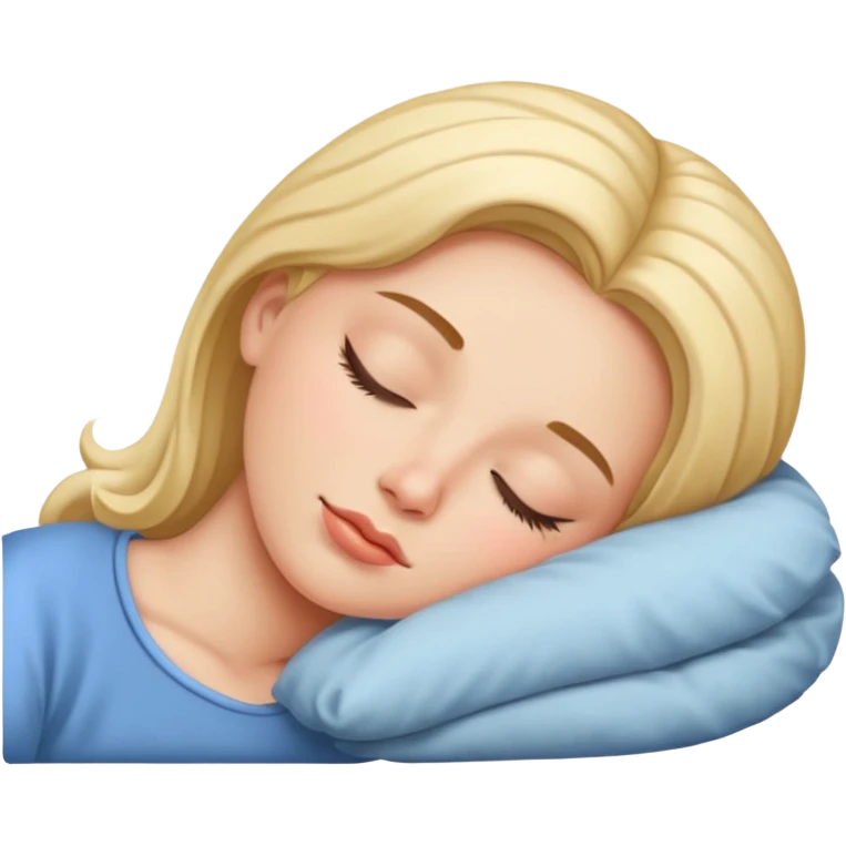 woman sleeping emoji