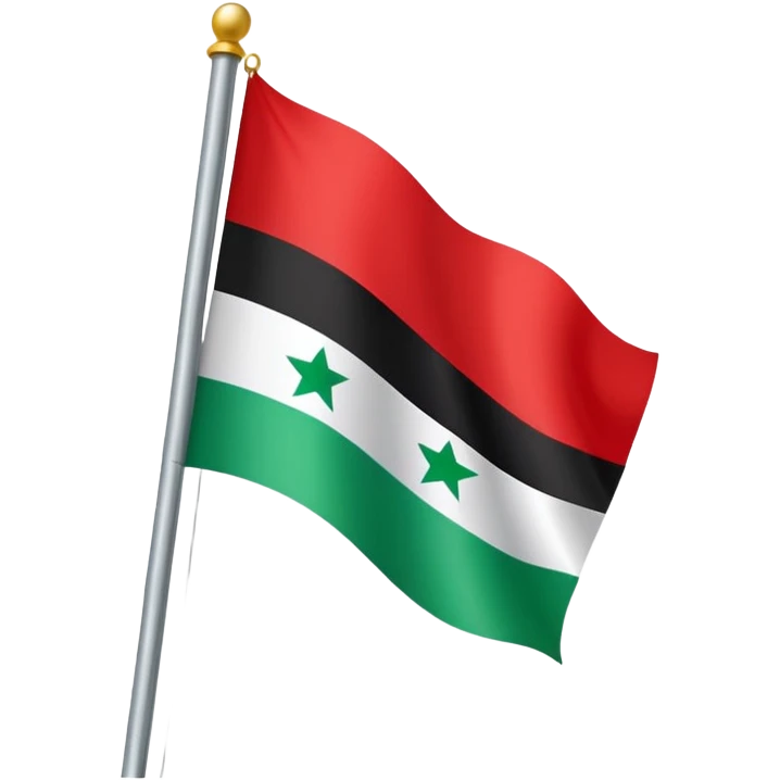 New syrian flag emoji