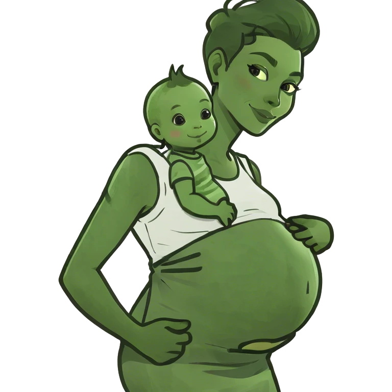Miles pregnant  emoji