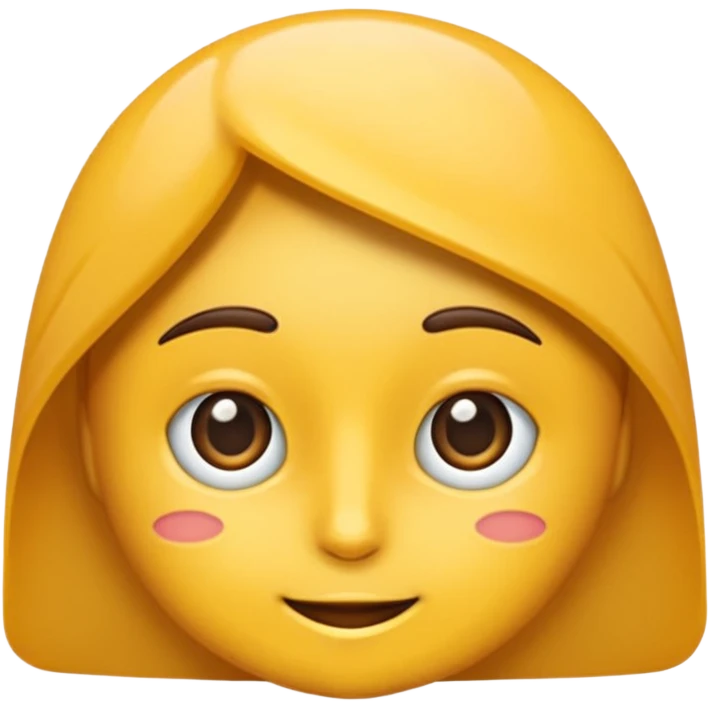 یک گربه نارنجی با یک قلب سفید emoji