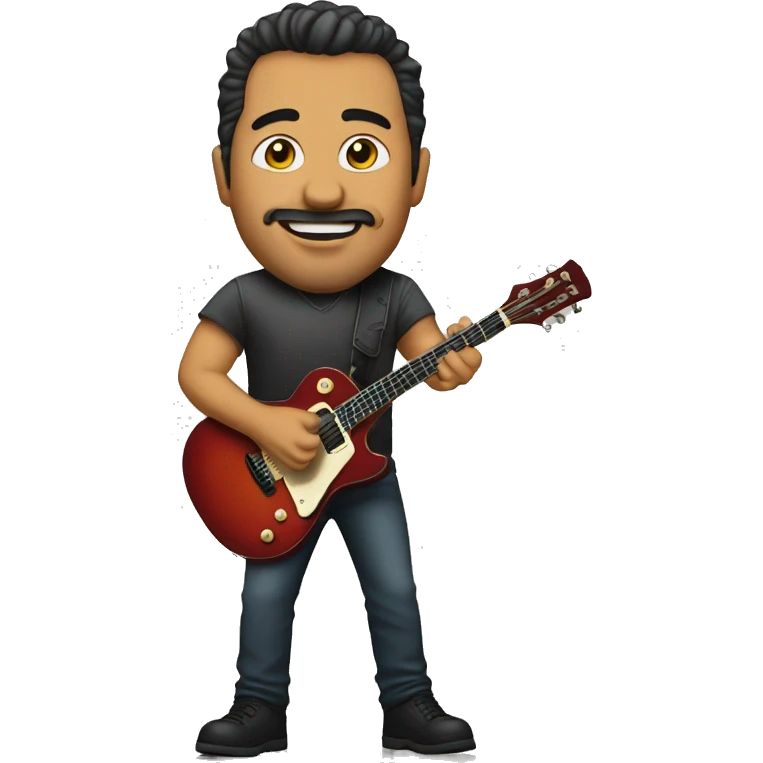 Eddie Ojeda and your guitar  emoji