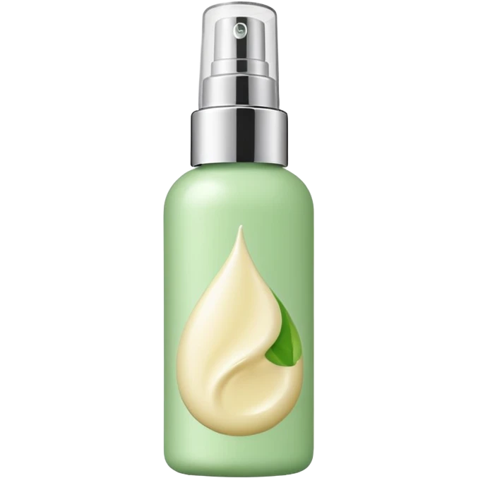 green cream skincare spray emoji