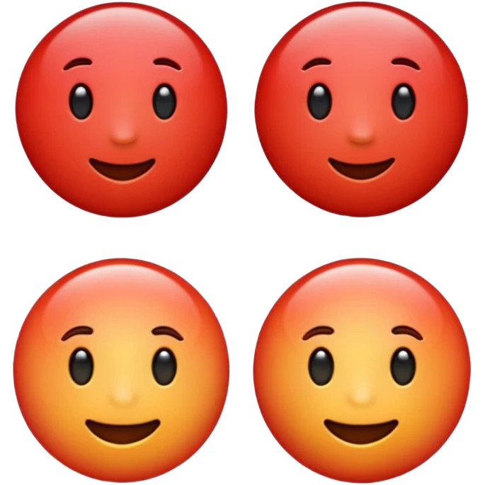 Emoji red emoji