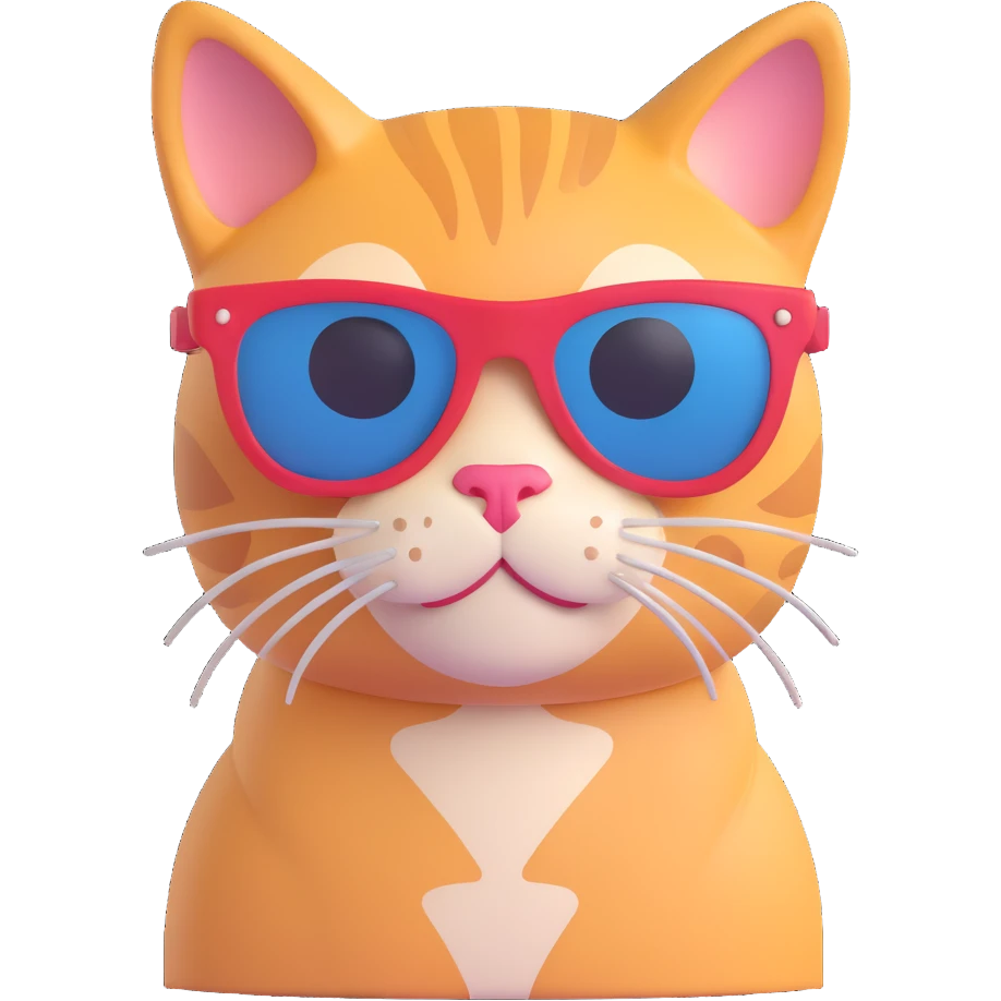 cat wearing sunglasses emoji