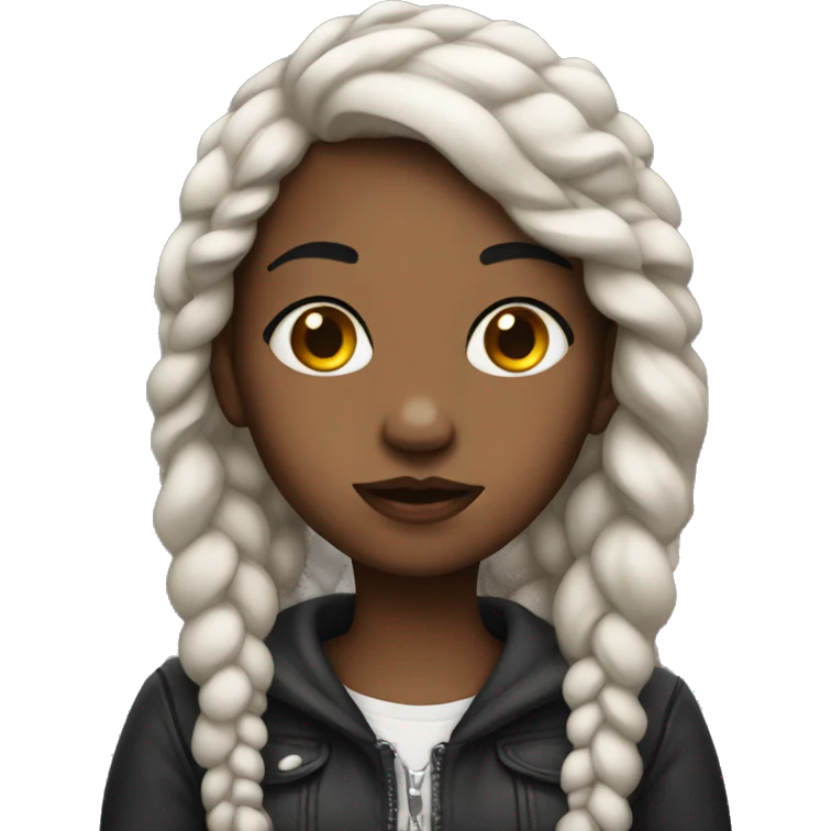 Girl with piercings  emoji