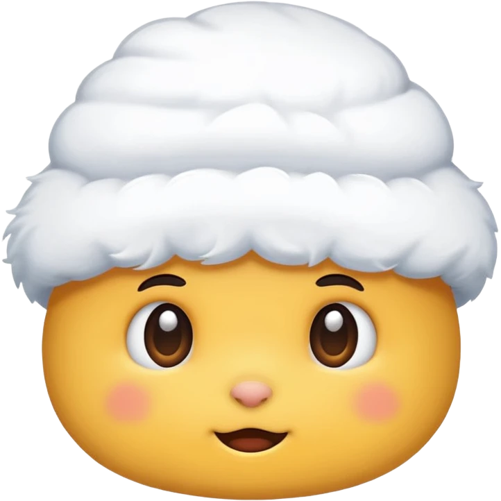 snow cap sticker emoji