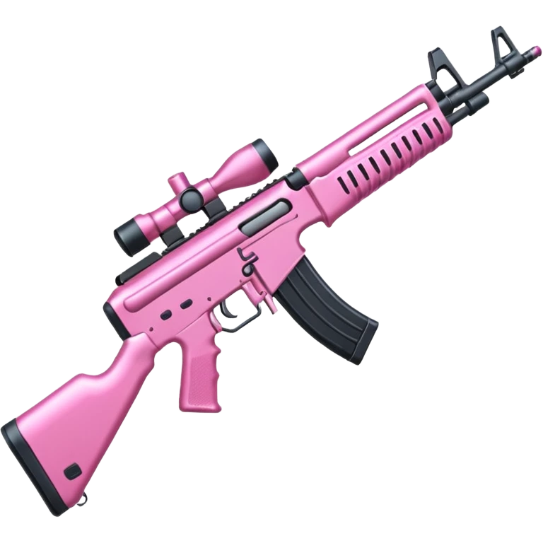 PInk assault rifle emoji