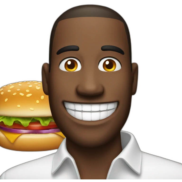 smile Burger man emoji