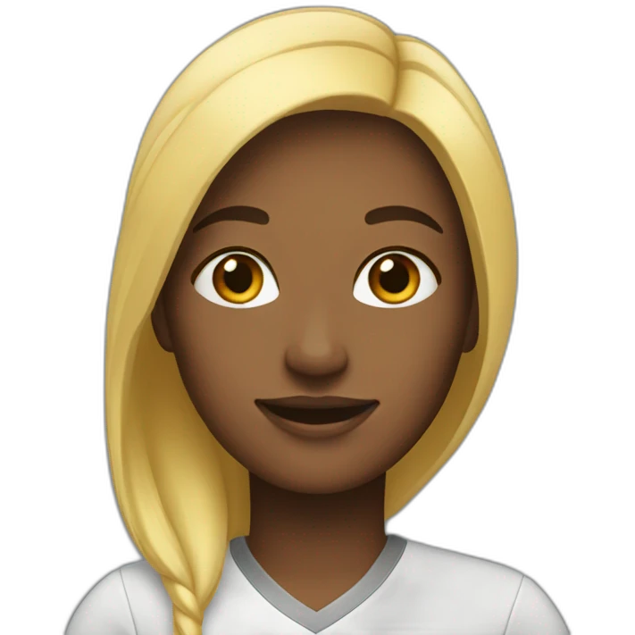 Friendly team woman emoji