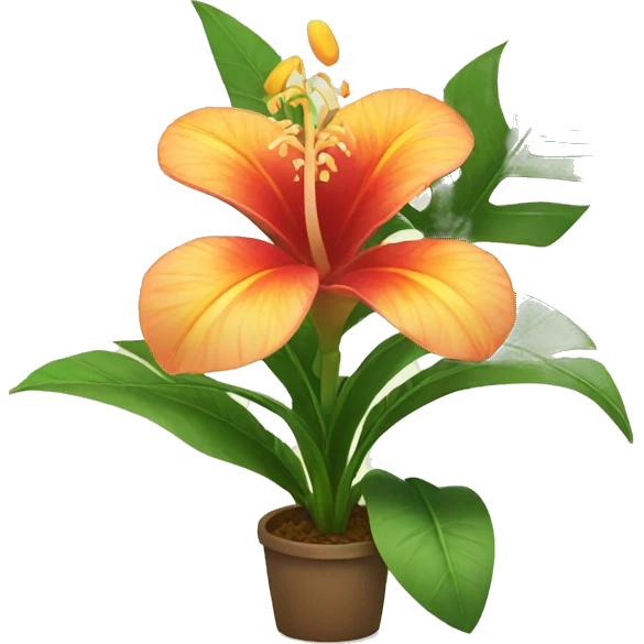 Tropical flower emoji