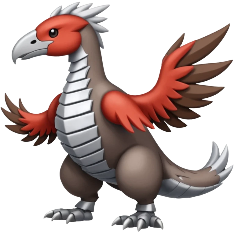 Skarmory-Rhyperior-Herdier-fusion (full body) emoji