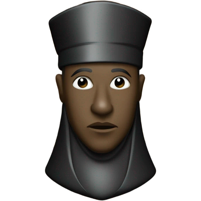 black bishop captured on a chessboard emoji