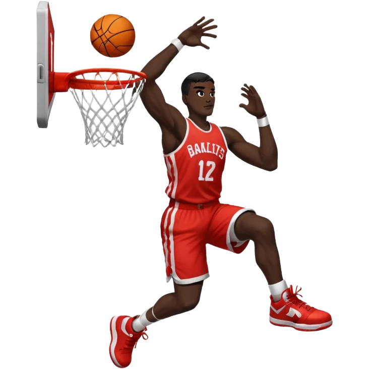 Basketball dunk emoji