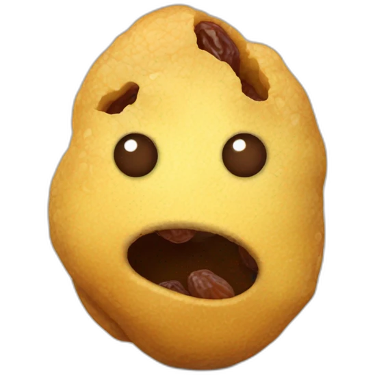 dried raisin emoji