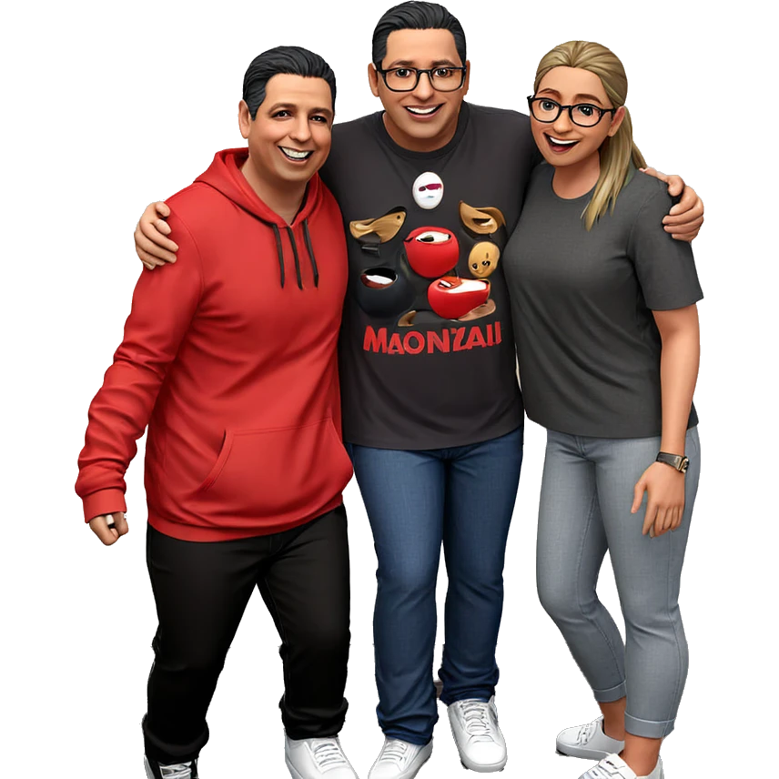 friends in casual style emoji