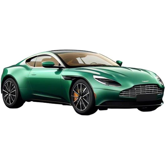 Aston Martin DB11 - Aston Martin (Model Year: 2022) (Iconic colour: Green) emoji
