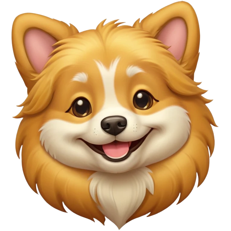 dog smiling emoji