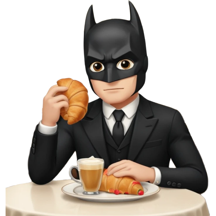 Batman au bistrot  emoji