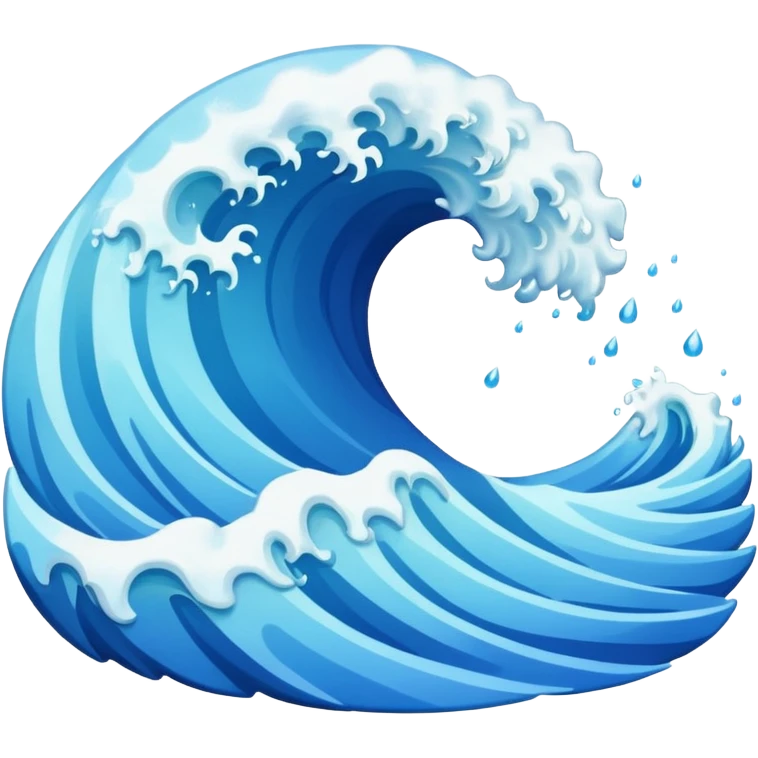 onda do mar emoji