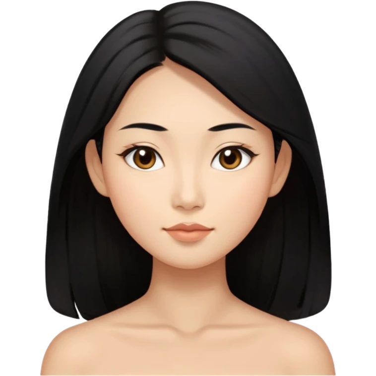 long black hair asian Oval or heart-shaped face

Almond, upturned eyes

Defined jawline, balanced cheekbones

Medium facial fat retention

Sleek, lifted expression emoji