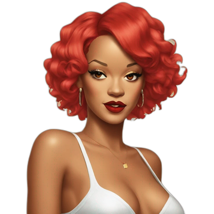 rihanna pinup emoji