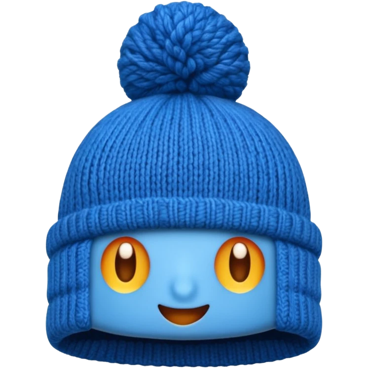 Şapka mavi emoji