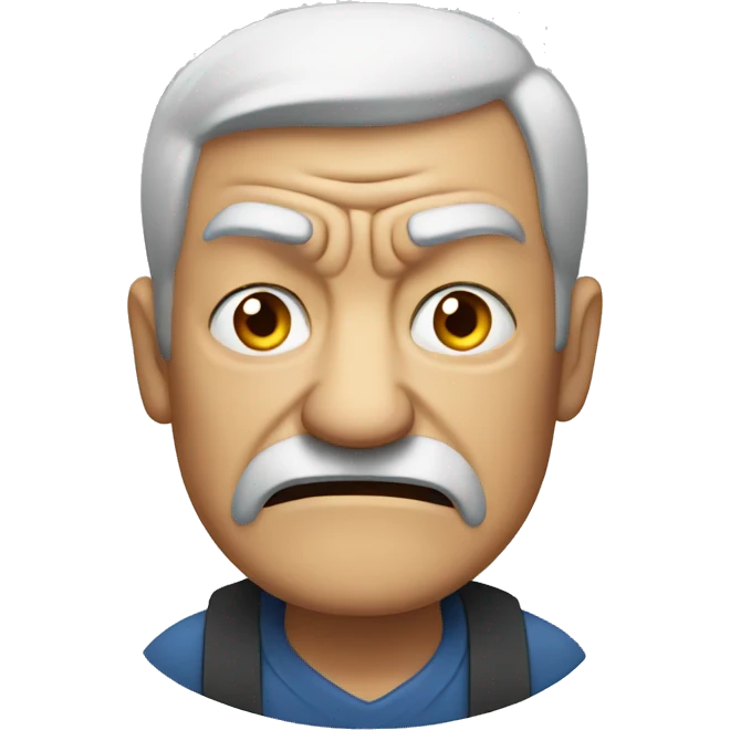 angry old man emoji