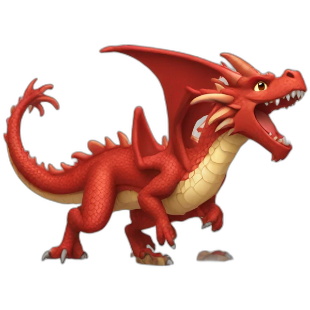 dragon rojo emoji